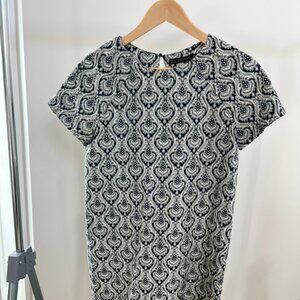 Zara Dress with Jacquard Print